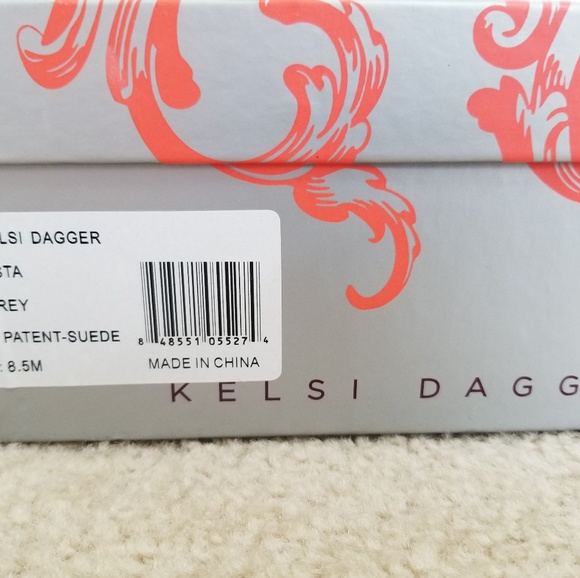 Kelsi Dagger Esta Grey Mary Jane Heels 8.5M - Picture 6 of 8